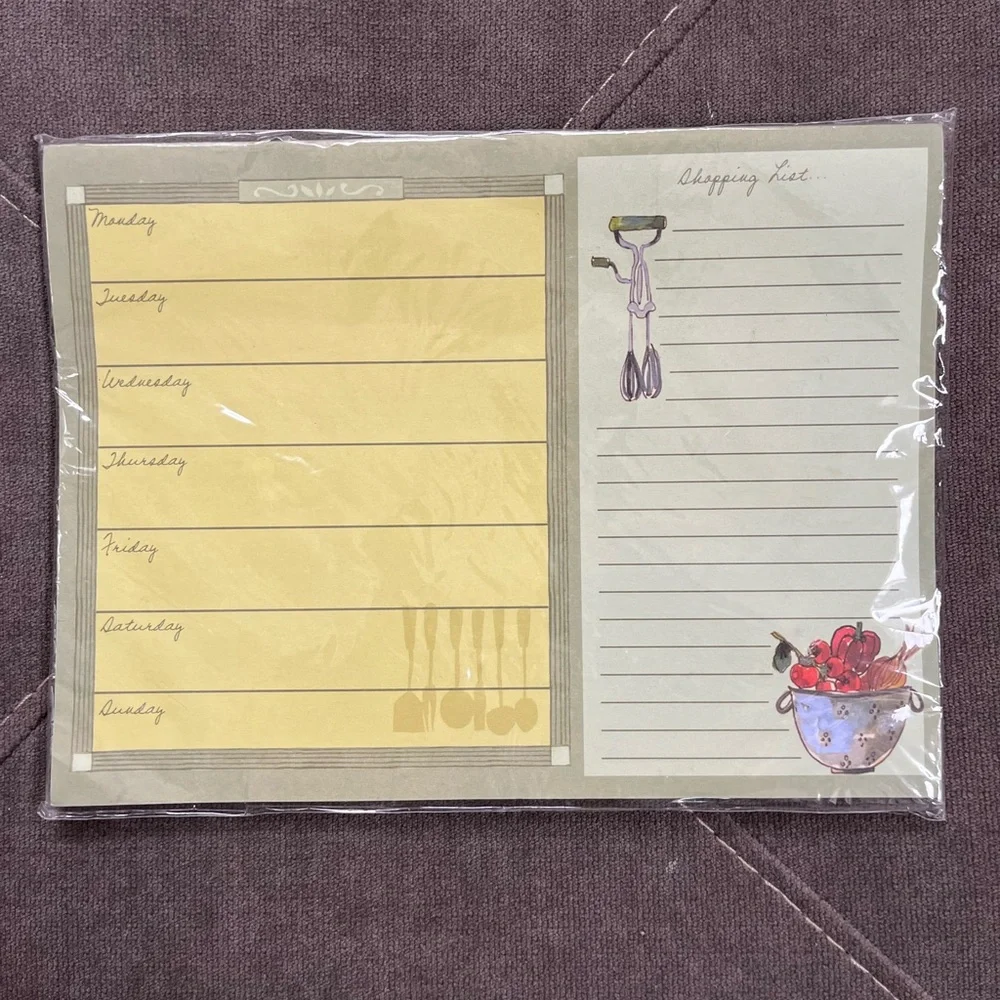 My Week Planner and Shopping List